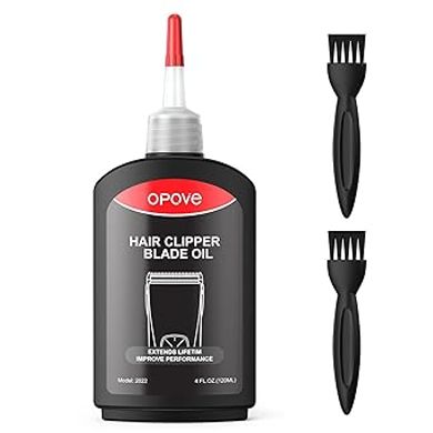 Opove Premium Clipper Oil: Rust Prevention, 120ml with Brushes
