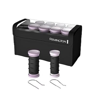 Remington Compact Ceramic Hot Rollers: 10-Piece Set for All Hair Lengths
