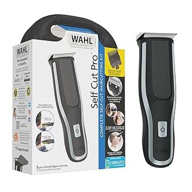 Wahl Self-Cut Pro Cordless Clippers: Easy DIY Haircut Kit
