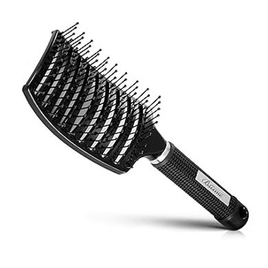 Professional Vented Paddle Brush for All Hair Types
