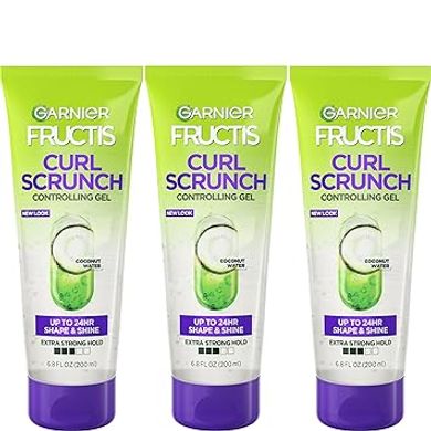 Garnier Fructis Curl Scrunch Gel: Shape & Shine (3-pack)
