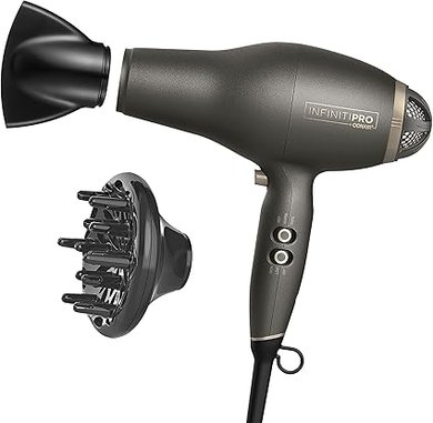 InfinitiPro FloMotion Pro Dryer: Personalized airflow, diffuser & concentrator.