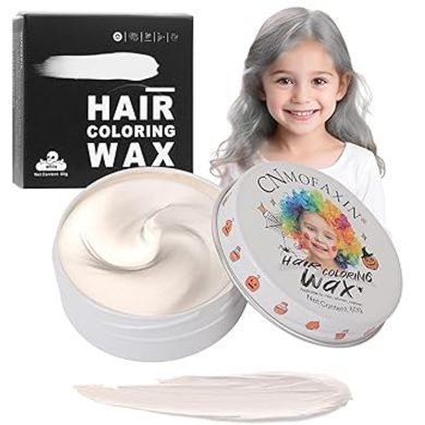 Washable Hair Color Wax:  Instant Styling for Kids & Adults
