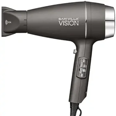 Sam Villa Vision Lightweight and Quiet Ionic Professional Hair Dryer With Variable Speed and Temperature