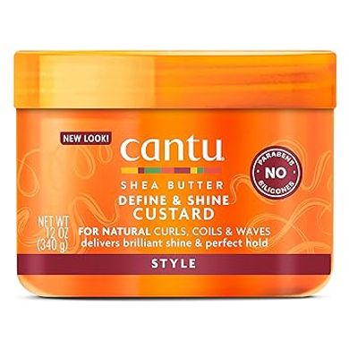 Cantu Shea Butter Define & Shine Custard for Natural Hair
