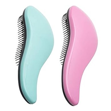 WYNK Detangler Brush Set: Painless Wet/Dry Brushing (2 Pack)