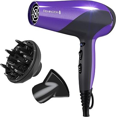 Remington Purple Ceramic Ionic Tourmaline Hair Dryer Set