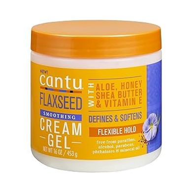 Cantu Flaxseed Styling Cream Gel with Aloe & Shea Butter
