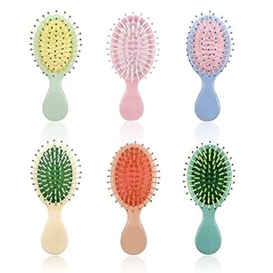 Mini Travel Detangling Brush Set: Gentle on All Hair Types