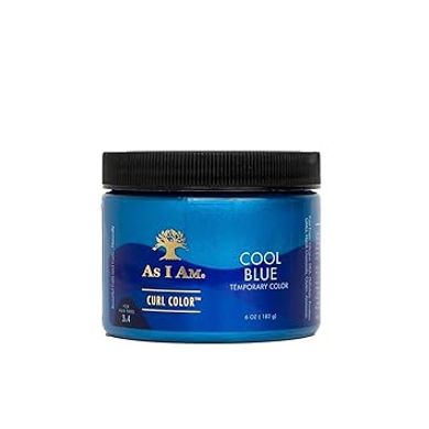 As I Am Cool Blue Curling Gel: Temporary, Vegan Color
