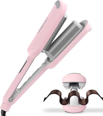 TYMO ROVY Beach Waves Curling Wand: 3-Barrel Ceramic Curler
