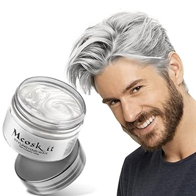 White Hair Color Wax
