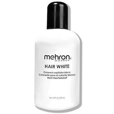 Mehron Washable White Hair Dye for Theatre, Cosplay & Halloween
