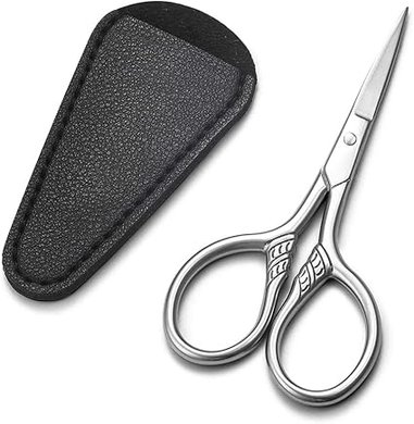 Vintage Precision Grooming Scissors with Sheath