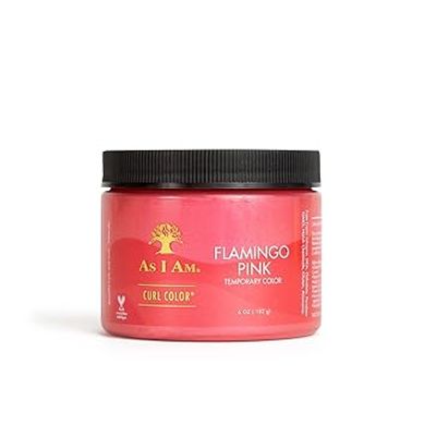 As I Am Flamingo Pink Curling Gel: Vegan, Temporary Color
