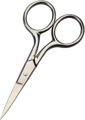 Professional Stainless Steel Grooming Scissors for Facial & Ear/Nose/Eyebrow Trimming
