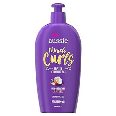 Aussie Miracle Curls Coconut Detangler Milk (6.7 oz)
