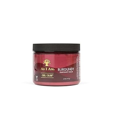 As I Am Burgundy Curl Color Gel: Temporary, Vegan, Medium Hold
