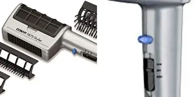 Conair 1875W 3-in-1 Hair Dryer with Styling Attachments