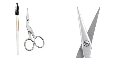 Tweezerman Brow Shaping Scissors & Brush: Precision Trimming for All.